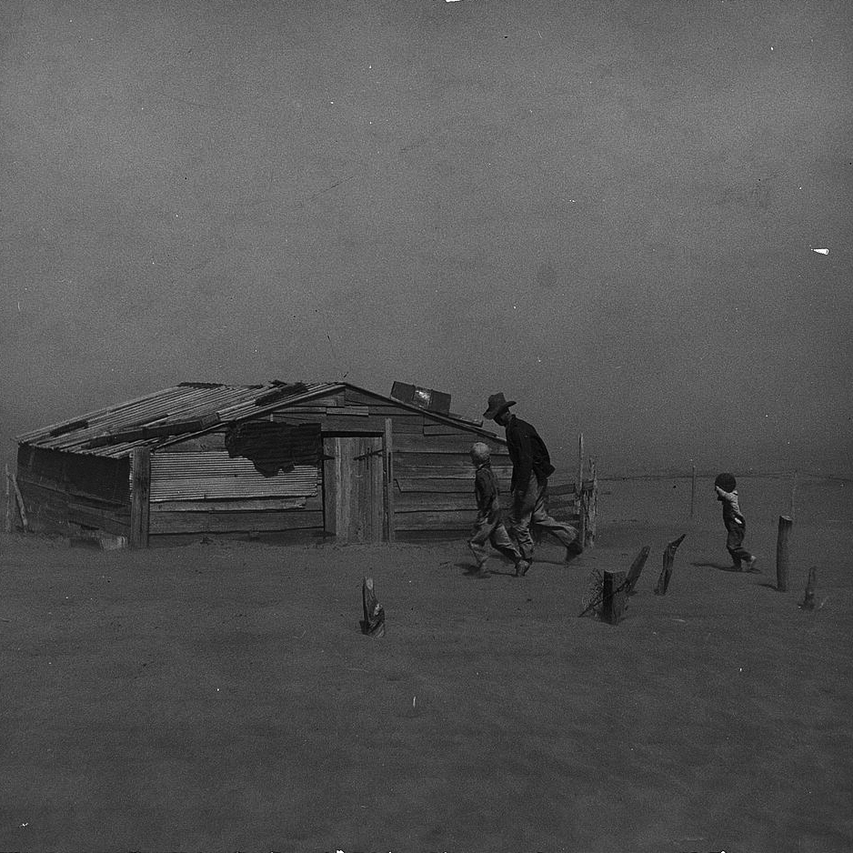 Link to Dust Storm, Cimarron County, Oklahoma image page.